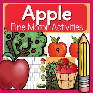 Apple Toss - Gross Motor Game - Pink Oatmeal